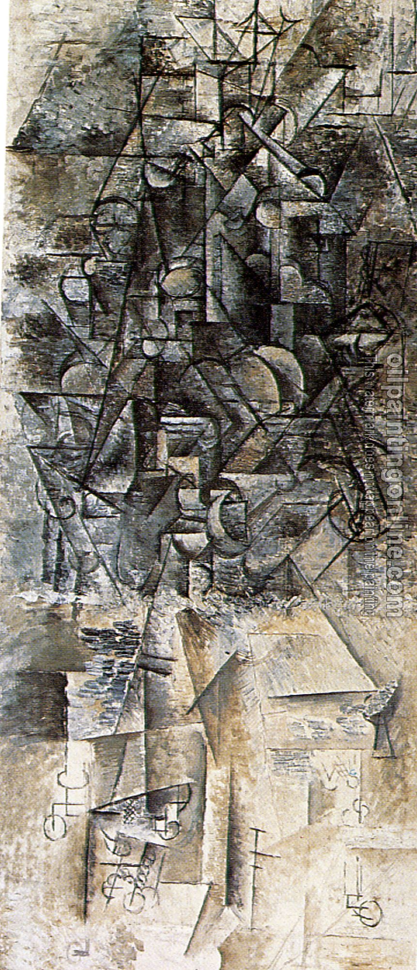 Picasso, Pablo - man with a mandolin